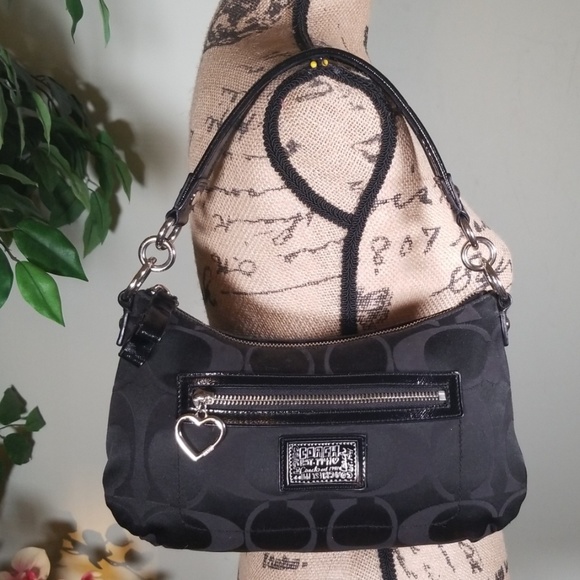 Coach Handbags - Coach Leather/Canvas Signature Bag